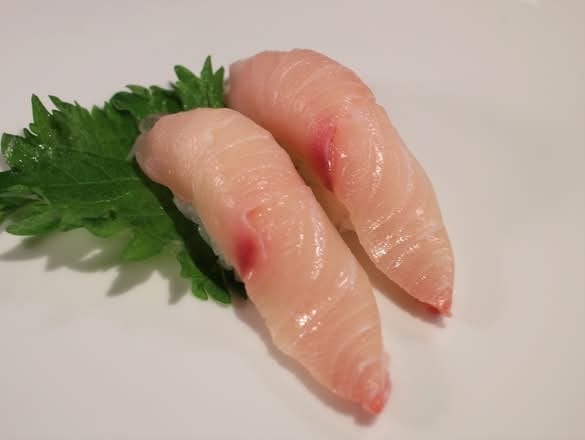 Yellowtail Belly Sushi.