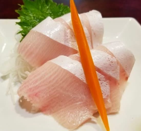 Yellowtail Sashimi.