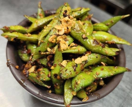 Garlic Edamame.