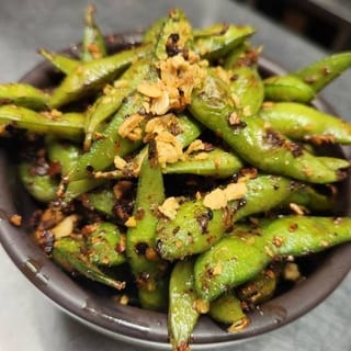 Garlic Edamame